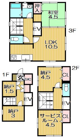 CLASSY COURTの間取り写真