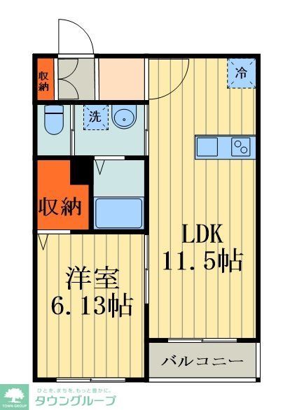 ＪＲ京浜東北線 蕨駅 徒歩17分 3階建 築2年の間取り写真
