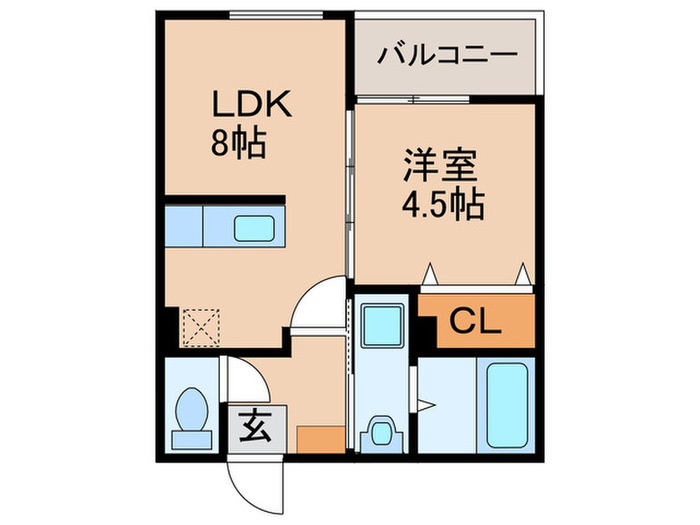 Crecia中原東の間取り写真