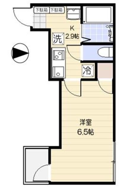 都営新宿線 大島駅 徒歩5分 3階建 築6年の間取り写真