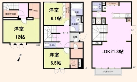 八雲5丁目住宅の間取り写真