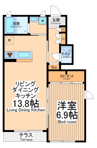 シャーメゾンムクロジコートの間取り写真