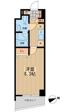 ライブコート大鳥居の間取り写真