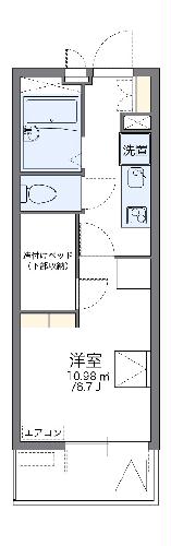 レオパレス原木の間取り写真