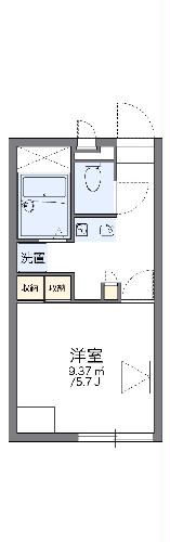 レオパレスメイチョロ千代田町の間取り