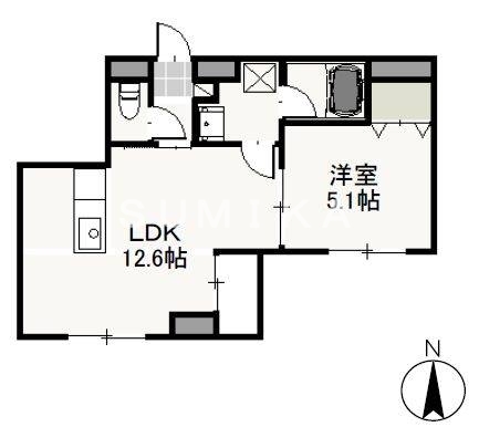 アーバン富田町の間取り