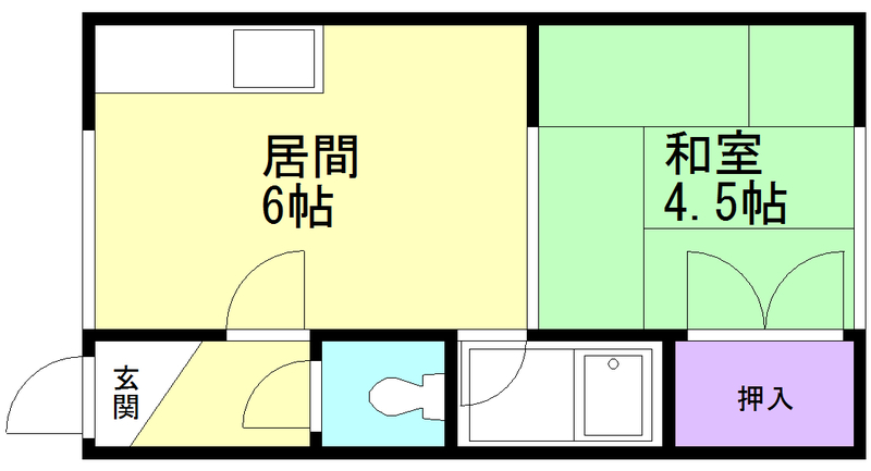 ハイツ１６の間取り