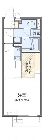 ミランダ万場山Iの間取り