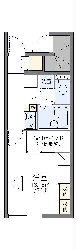 レオパレス徳富の間取り