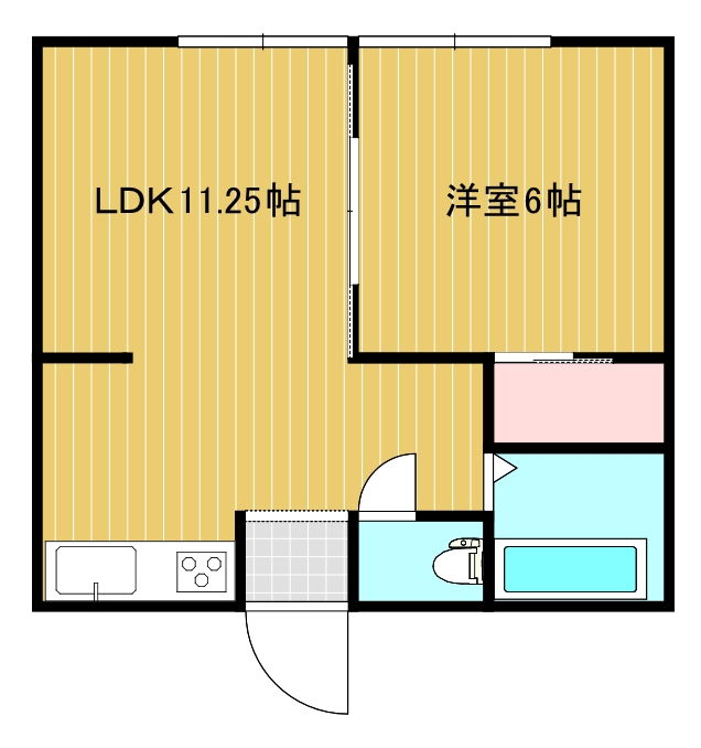 プレジールの間取り