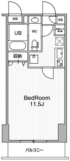 【アーバンフラッツ池袋プレミアムの間取り】