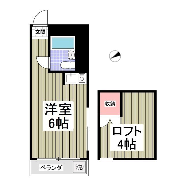 東京都足立区伊興５（アパート）の賃貸物件の間取り