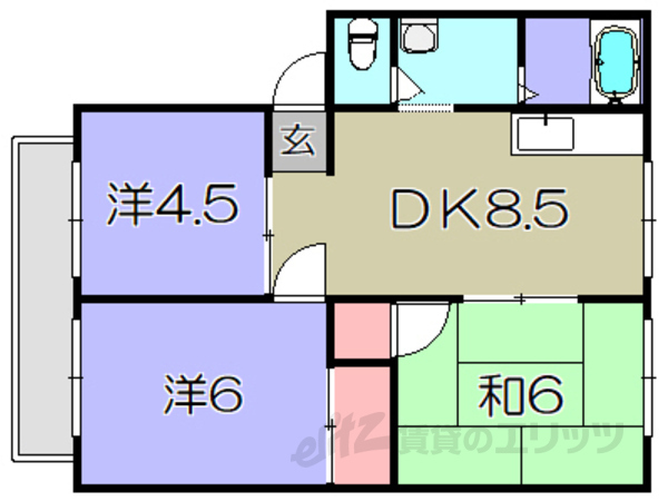 フリーモントマツムラの間取り