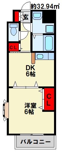 サンライフ徳力の間取り