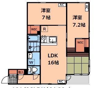 Shamaison　Takaidoの間取り