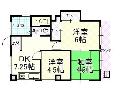 シュトラスの間取り