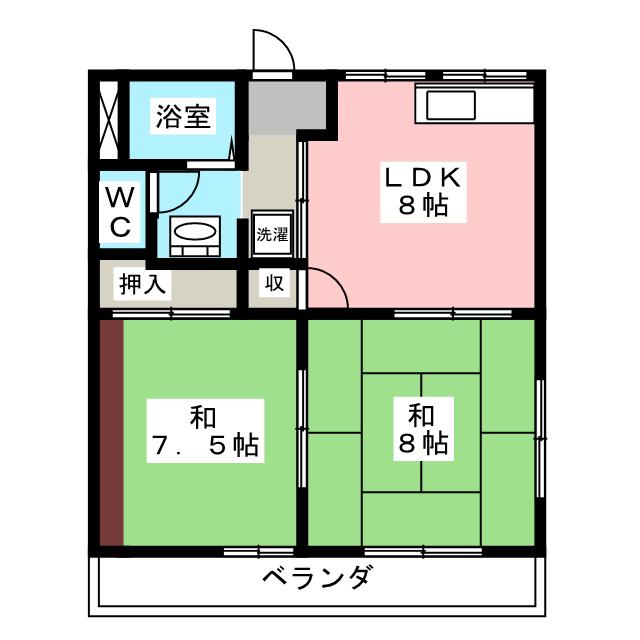 ラ・セゾンの間取り