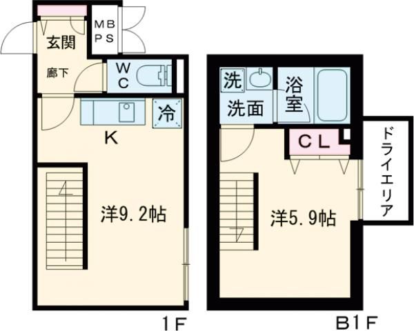 ＬＥＧＡＬＡＮＤ高円寺の間取り