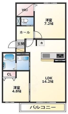 トリニティIII号館の間取り