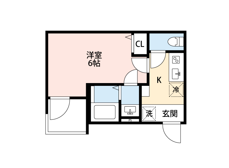 Crecia松戸の間取り