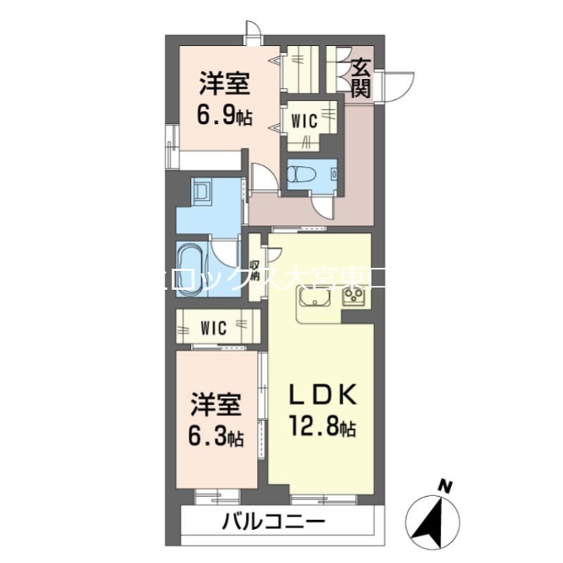 カンパーナ　プリータの間取り