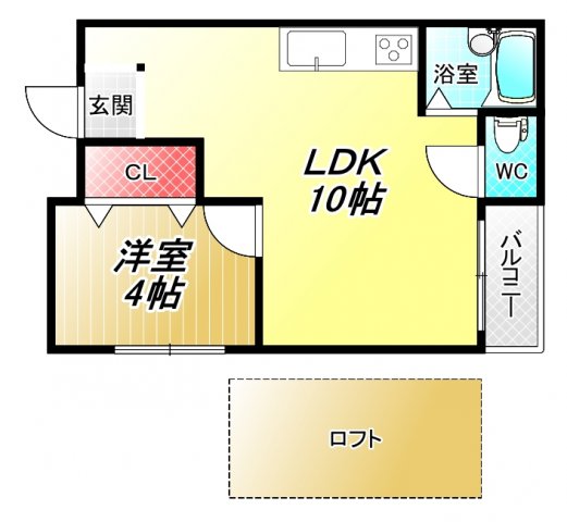 アミニティビックワンの間取り