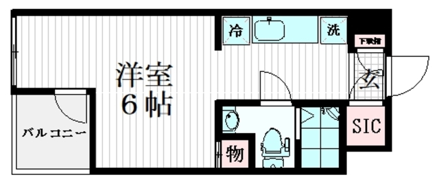 レスピール三鷹の間取り