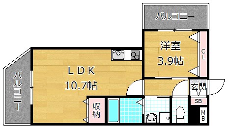 ルミエール星田の間取り