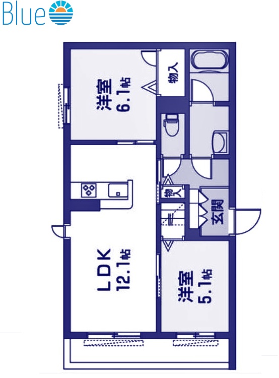 藤沢市辻堂元町のマンションの間取り