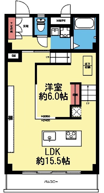 横浜天王町レジデンスの間取り