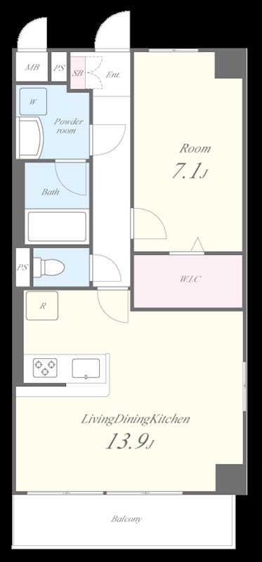 （仮称）加納様マンションの間取り