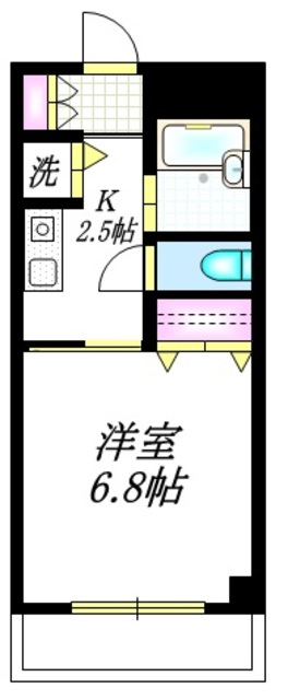 世田谷区豪徳寺のマンションの間取り