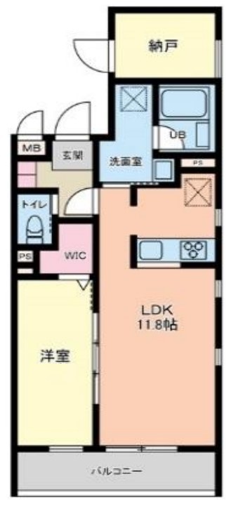 さいたま市大宮区櫛引町のマンションの間取り