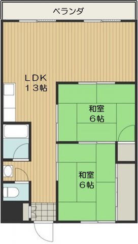 第2スカイハイツタカラの間取り