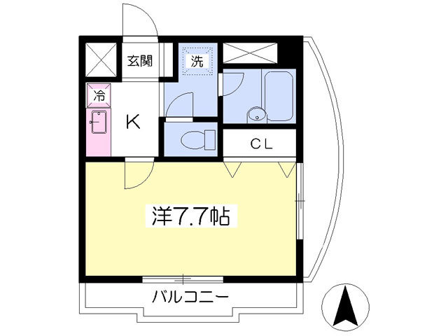 ロイヤルパレス駅西の間取り