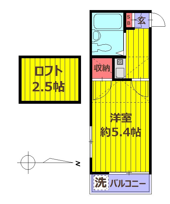 ベルハイムの間取り