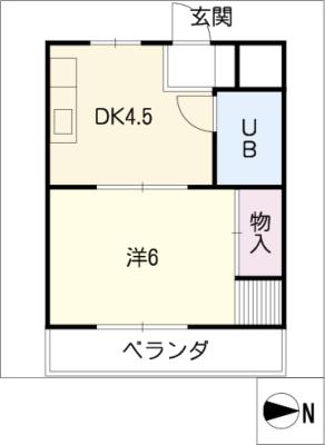 キャンパスビレッジ丸由の間取り