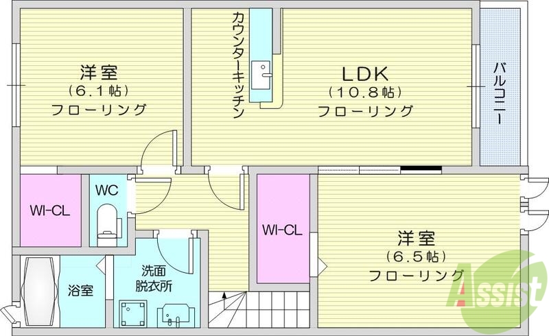 ガーデンコートエアリーの間取り