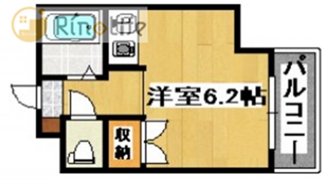 八尾市恩智中町のマンションの間取り