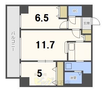 ピエール・ラルジュ東札幌の間取り