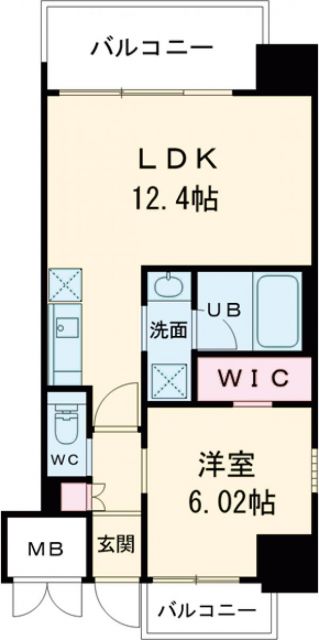 プレジオ森河内ASIANの間取り