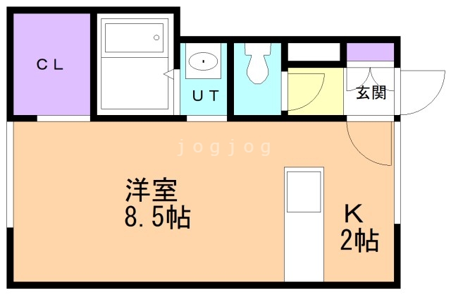 Ｅｓｔａｔｅ　Ｌｉｆｅ千歳新富の間取り