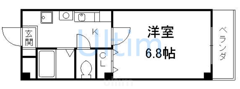 ボヌール深草の間取り