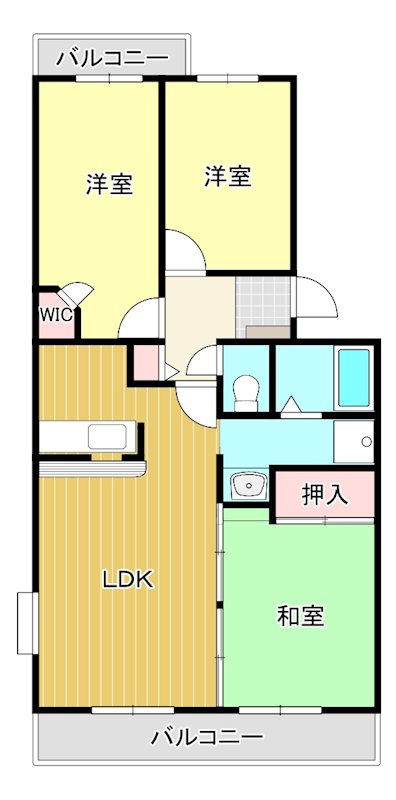 アンシャンテの間取り