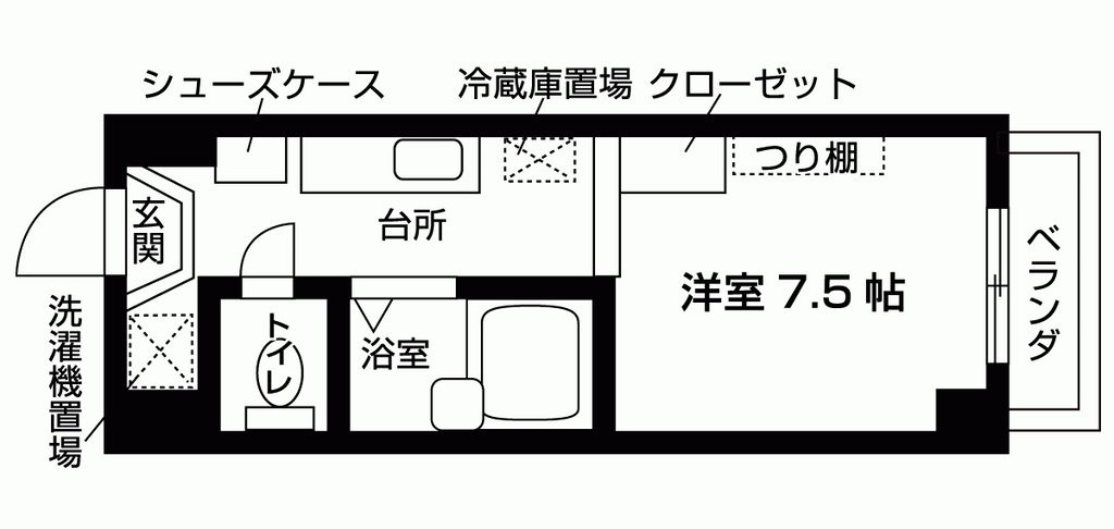 KDXレジデンス柏の間取り