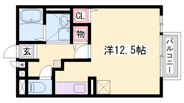 加東市藤田のアパートの間取り