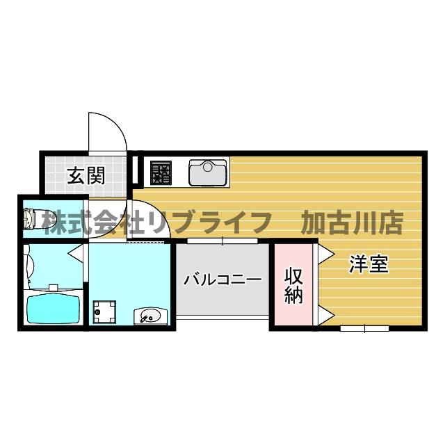 K-TSUCHIYAMAの間取り