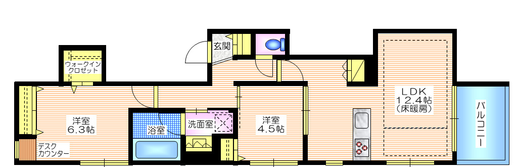 AI・Grandir逗子の間取り
