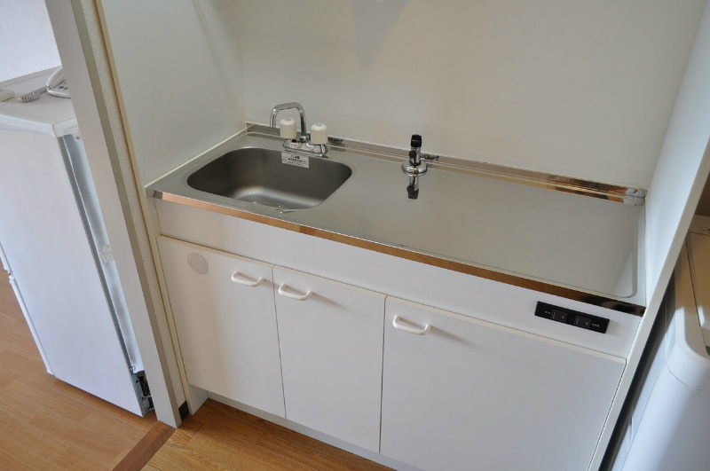 キッチン　1口ガスコンロ設置可能です。