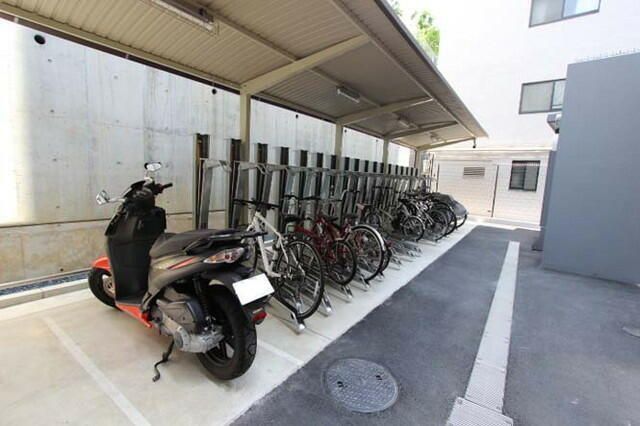 駐車場　駐輪場です。